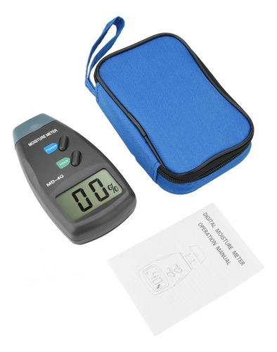 Detector De Umidade Md-4g Lcd Digital De 4 Pinos Medidor De