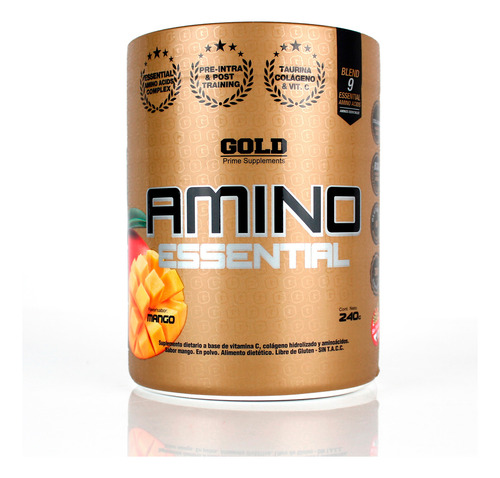 Gold Nutrition Amino Essential Aminoacidos Suplemento 240 3c