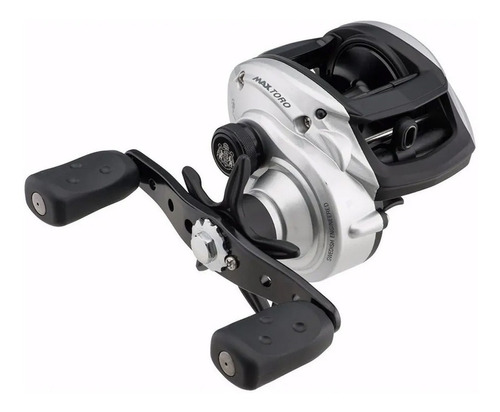 Reel Abu Garcia Maxtoro 50 190mts/0.35mm magneico lado de la manija derecho color blanco