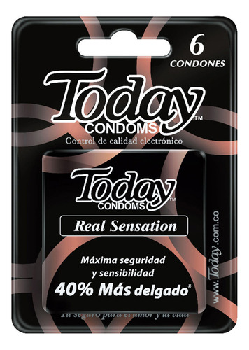 Preservativos Today Real Sensation - Und a $5183