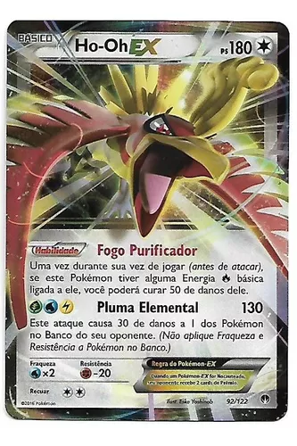 Ho-oh Ex Super Raro Em Português - Turbo Colisão 92/122(holo