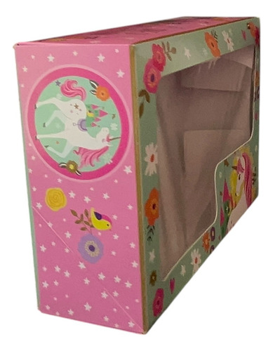 Granmark Caja Comida Desechable 6 Lunch Box Fiesta Unicornio