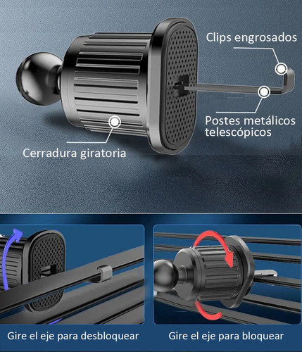 ..soporte Para Celular Auto Soporte Base Sujetador Celular A
