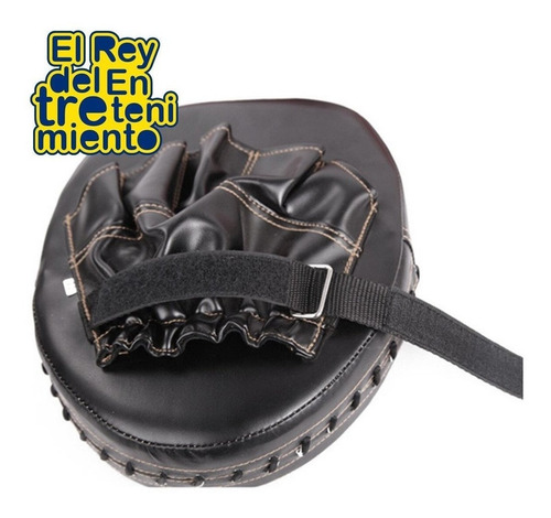 Foco Boxeo Y Artes Marciales Escudo Doble Agarre - El Rey