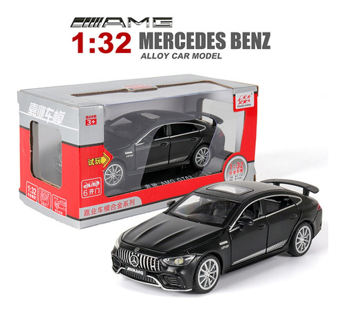 Mercedes Benz C63 Amg Miniatura Metal Autos Con Luz Y Sonido