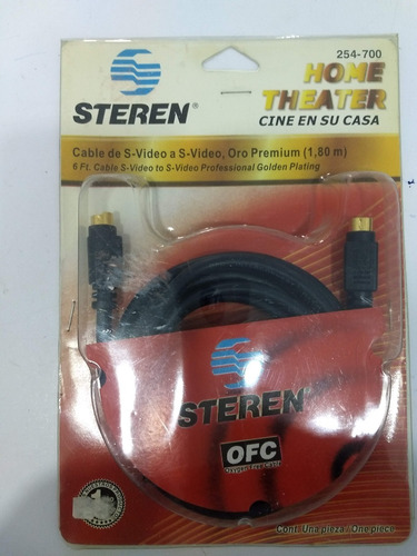Imagen 2 de 3 de Paquete De 4 Cable De S-video A S-video ,premium 1.80 Mts