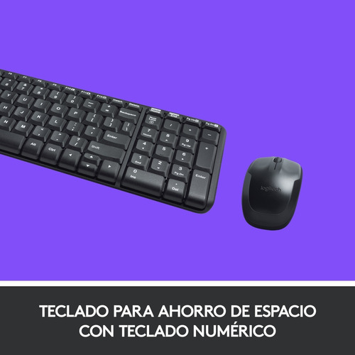 Imagen 3 de 8 de Combo Teclado Compacto Y Mouse Inalámbricos · Logitech Mk220