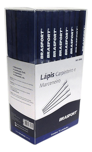 Lapis Carpinteiro Brasfort 1/2gz 72