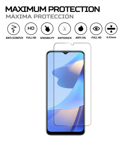 Protector Mica Pantalla Para Oppo A16