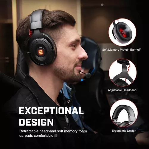 Auriculares Gamers Headset Para Pc Eksa E900 Multiplataforma