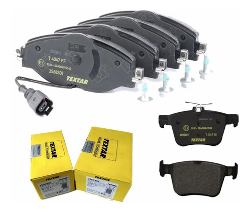 Kit Balatas Textar Jetta A7 Mk7 1.4 Tsi Delanteras Traseras