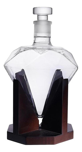 . Garrafa De Uísque De Vidro Com Diamante Garrafa De Vidro