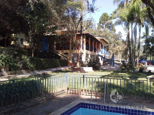Vendo Linda Chácara Com 11 Mil M² No São Guido Em Várzea Paulista, Casa Sede, Recepção, Campo De Futebol, Playground, Piscina, Tratamento De Esgoto, Estacionamento, Muito Verde Pró - Ch00086 - 2451865