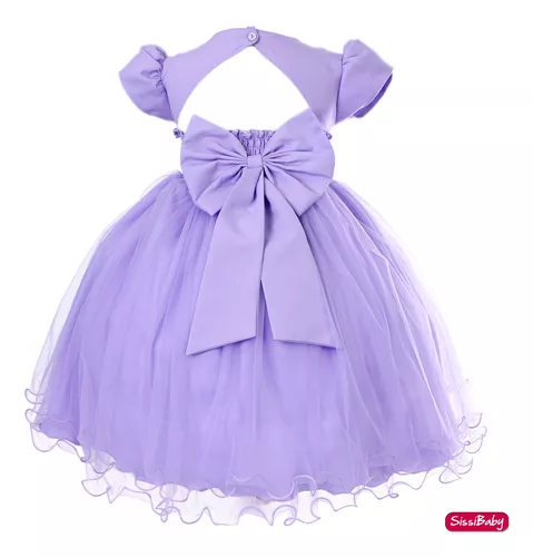 Vestido de festa infantil Princesa Sofia Lilás Luxo em Promoção na  Americanas