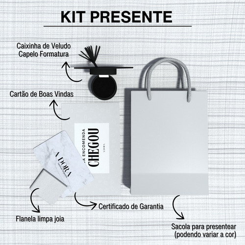 Anel De Formatura Com Plaquinha De Enfermagem Ouro Puro 10k