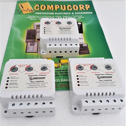 Supervisor Protector De Voltaje Trifasico 208/220v Compucorp