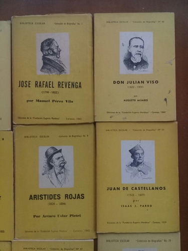 Biografías De Venezolanos. Fundación Eugenio Mendoza.