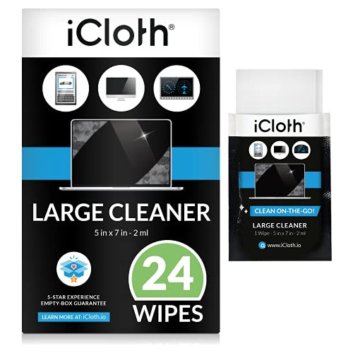 Icloth - Paños De Limpieza De Pantalla Grande: Limpia Y Prot