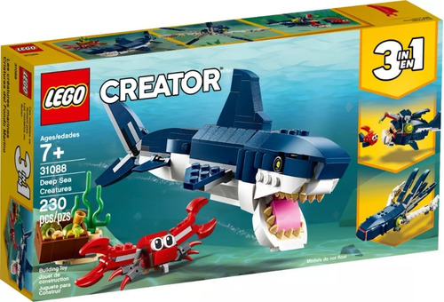 Lego Creator 31088 Tiburon 3 En 1 Nuevo Original