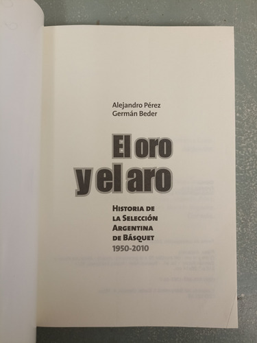 El Oro Y El Aro - Alejandro Pérez Y German Beder - Nuevo