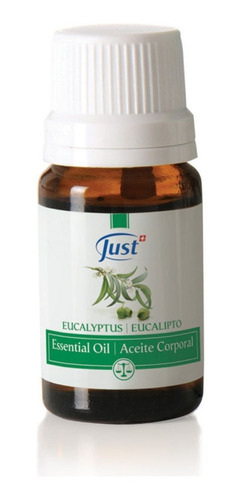 Swiss Just Aceite Escencial De Eucalipto 10 Ml / 0.33 Fl Oz