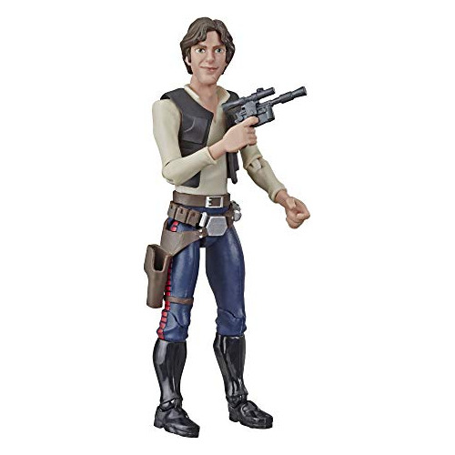 Figura De Acción Star Wars Galaxy Of Adventures Han Solo