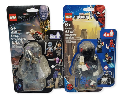 Lego Marvel Batalla De Endgame Y Spiderman Vs Venom Sets