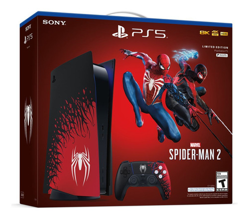 Playstation 5 Lectora Discos Y Spider-man 2 Ed. Lim Macrotec