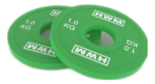 Discos Olimpicos Fraccionales 1kg (par) I Hwm