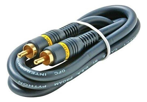 Steren Bl 25 Pies Rca Rca Cable De Oro Python Python
