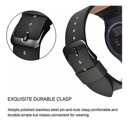 Para Samsung Gear S2 Banda Cuero Adaptador Smart Watch