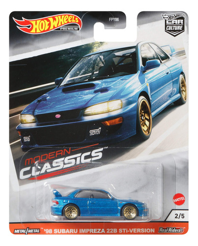 Hot Wheels Subaru Wrx Sti 22b Vehículo