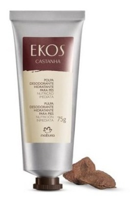 Ekos Hidratante Para Pés Castanha 75g