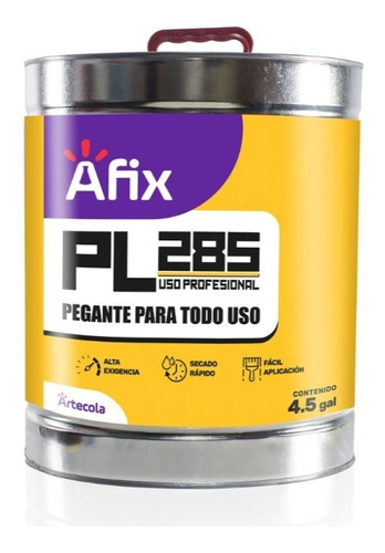 Pegante Pl-285 4.5 Galones Multiples Aplicaciones