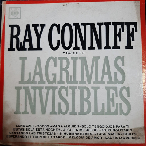 Vinilo Ray Conniff Su Coro Lagrimas Invisibles O3