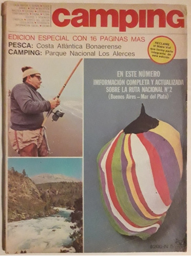 Revista Camping N° 5 Diciembre 1969 Caza Pesca Armas Nautica