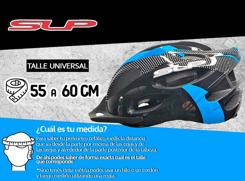 Imagen 7 de 10 de Casco Bicicleta Con Visera C/regulacion 21 Ventilaciones