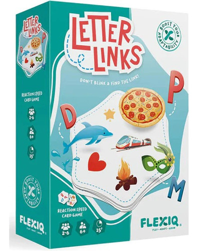 Letter Links Juego De Mesa Flexiq Fxg003