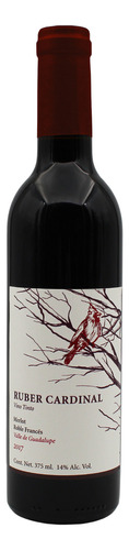 Vino Tinto Ruber Cardinal Merlot Roble Francés 375 Ml