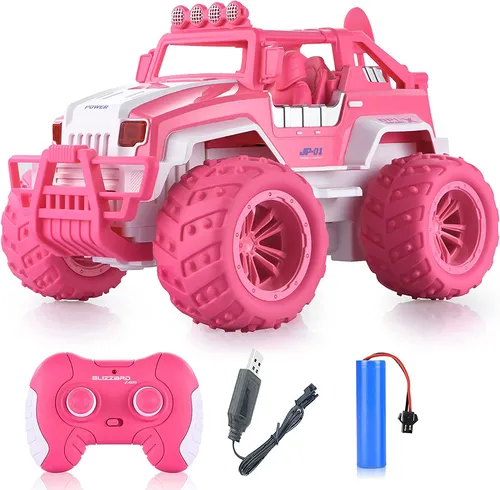 Coche rosa teledirigido hot sale