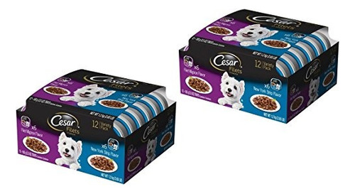 Cesar Classic Mojado Comida Para Perros Paquetes De Variedad