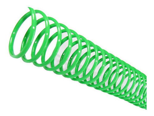 Espiral Para Encadernação Verde 12mm 70 Folhas 100 Und