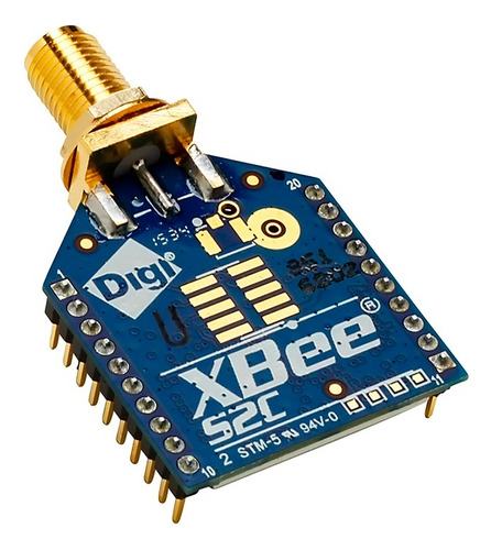 Mgsystem Modulo Xbee S2c Rpsma No Ant. 2.4ghz Zigbee Arduino