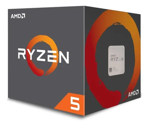 comprar Processador gamer AMD Ryzen 5 2600 YD2600BBAFBOX de 6 núcleos e 3.9GHz de frequência