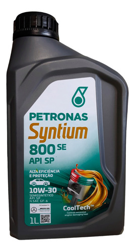 Óleo Semissintético 10w30 Petronas Syntium 800 Se Api Sp Gf6