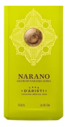 Paquete De 3 Licor Casa Daristi Naranja Agria Narano 750 Ml