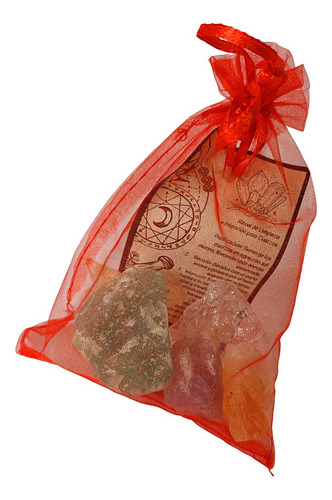 Kit De Cuarzos 100% Naturales, En Bruto 6 Piezas Ritual Color