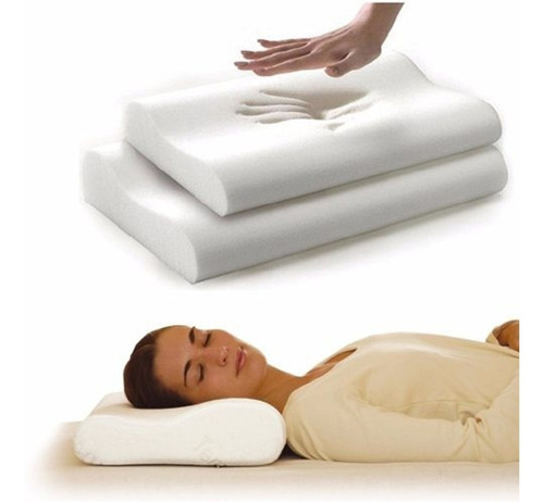 Almohada Ortopedica + Funda Memory Latex Pillow Indeformable