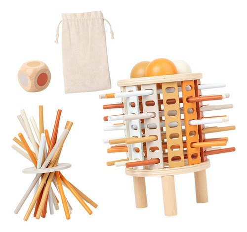 Wooden Board Game Montessori Toys Don't Let The Ball Drop