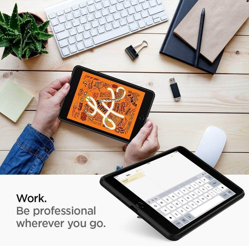 Imagen 5 de 6 de Funda Spigen Tough Armor Tech iPad Mini 5 Gris